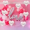 42-Inch Silver LOVE Foil Balloons + 18-Inch Silver Heart Foil Balloons – Valentines & Wedding Party Decorations (Love - Silver)
